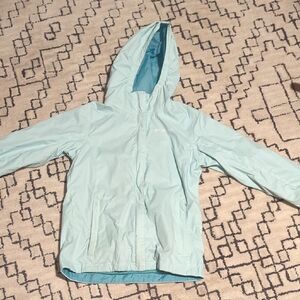 Columbia Hooded Kids Rain Jacket Size m